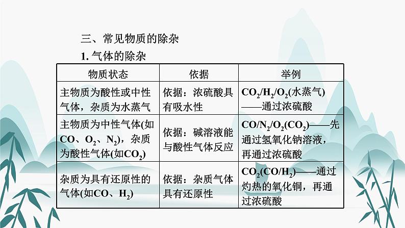 4.专题四  物质的除杂（分离)课件PPT第6页