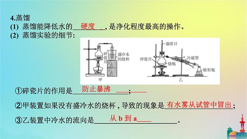 中考化学复习考点2自然界的水课件08