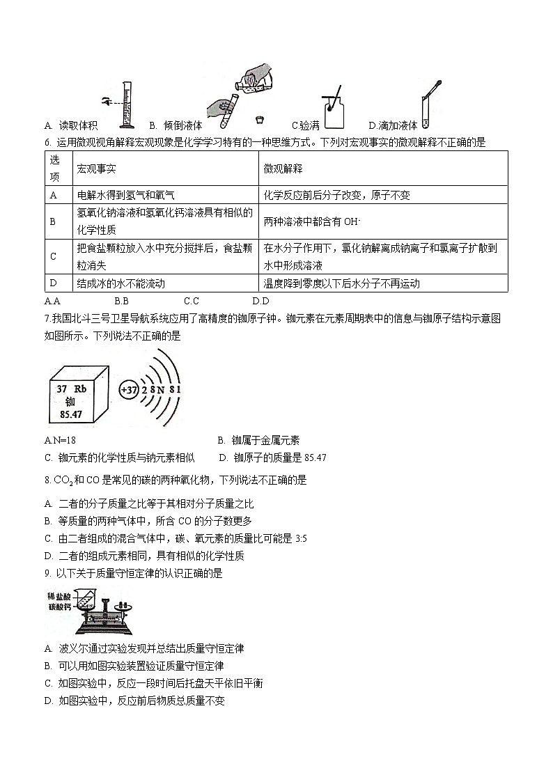 2023年山东省淄博市桓台县中考一模化学试题（含答案）第2页