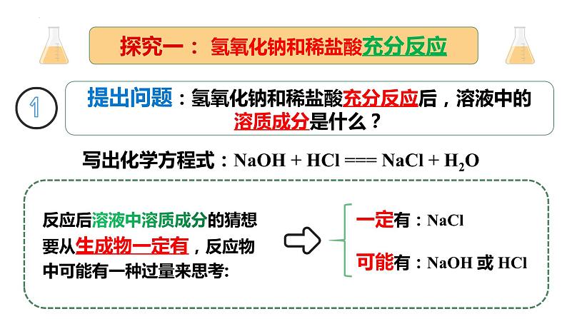 反应后溶液中溶质成分的探究——2022-2023学年九年级化学人教版下册课件PPT第5页