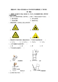 黄金卷01-【赢在中考·黄金8卷】备战2023年中考化学全真模拟卷（广西专用）