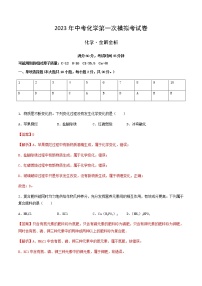 化学（新疆卷）-2023年中考第一次模拟考试卷