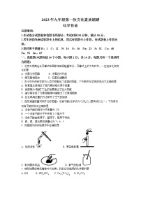 2023年河南省南阳市西峡县中考一模化学试题