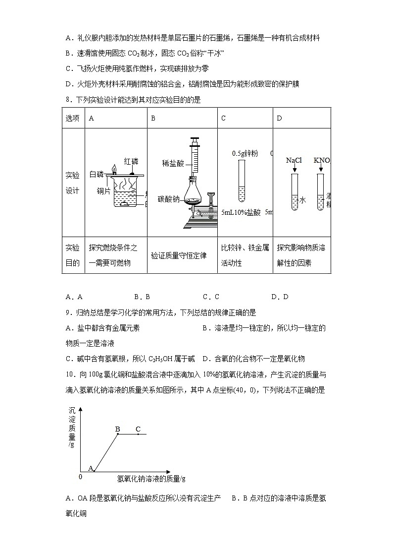 2023年江西省赣州市南康区中考一模化学试题03