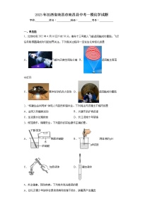 2023年江西省南昌市南昌县中考一模化学试题