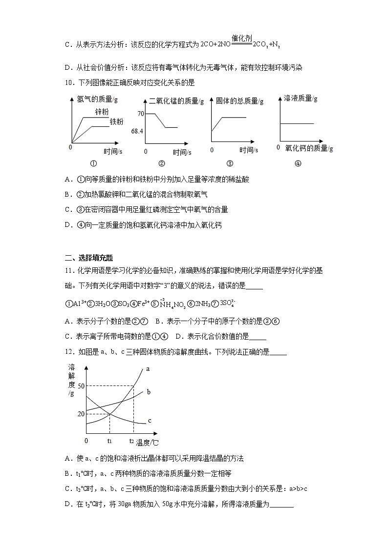 2023年江西省南昌市南昌县中考一模化学试题03