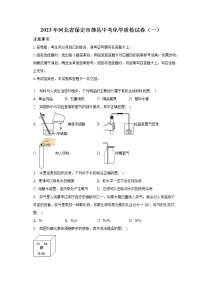 2023年河北省保定市雄县中考化学质检试卷（一）(含解析)