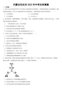 内蒙古包头市2022年中考化学真题【附参考答案】