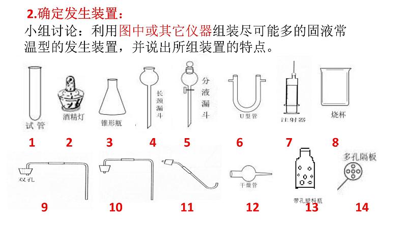 2023年中考化学二轮专题复习   常见气体的制备课件第7页