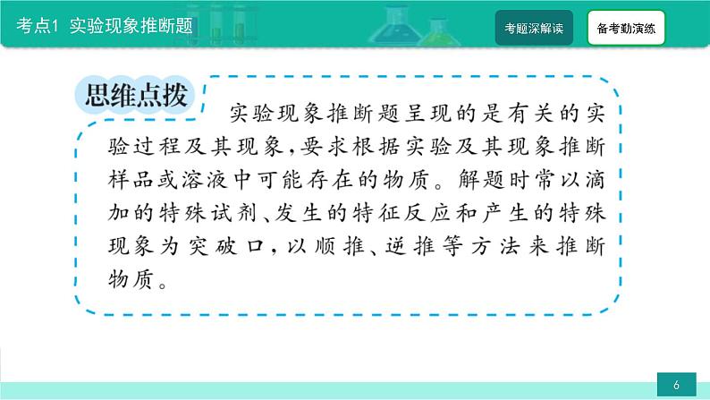 2023年中考化学二轮复习热点难点专题课件第6讲 中考物质推断题 (含答案)第6页