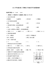 2023年上海市嘉定区中考二模化学试卷（含答案）