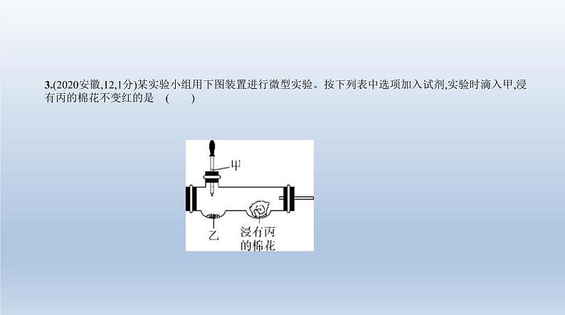 中考化学一轮复习课件5专题五　常见的酸和碱 (含答案)第4页