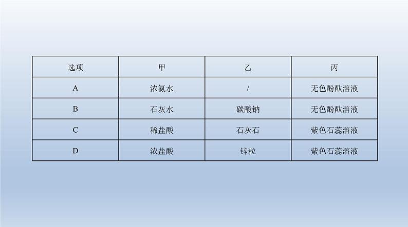 中考化学一轮复习课件5专题五　常见的酸和碱 (含答案)第5页