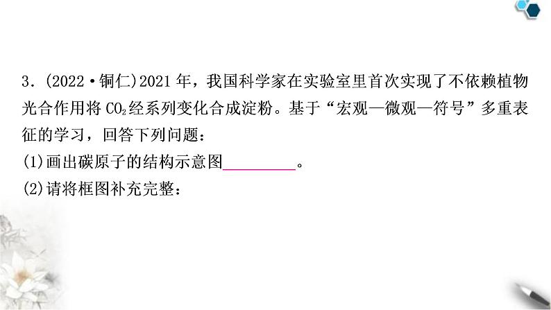 中考化学复习主题十二质量守恒定律练习课件第5页