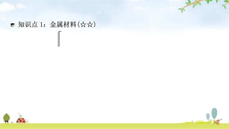 中考化学复习主题五金属与金属矿物教学课件第3页