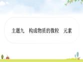中考化学复习主题九构成物质的微粒元素教学课件