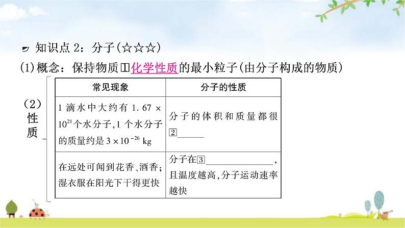 中考化学复习主题九构成物质的微粒元素教学课件第4页