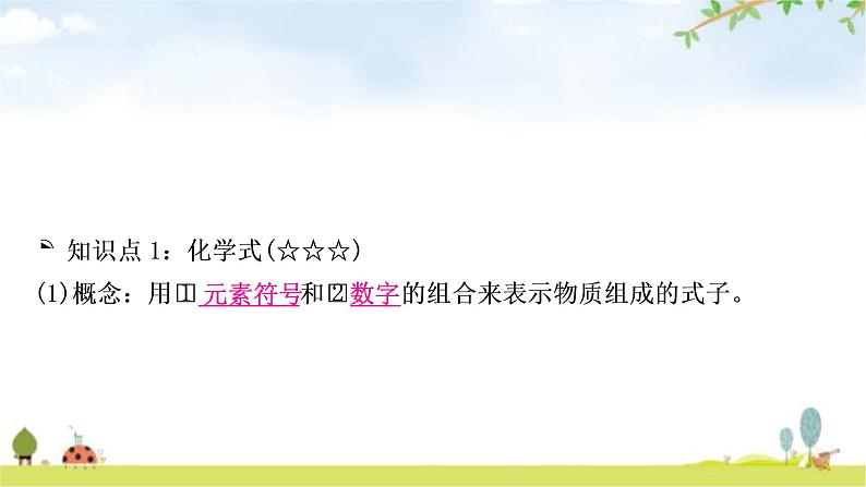 中考化学复习主题十化学式与化合价教学课件第2页