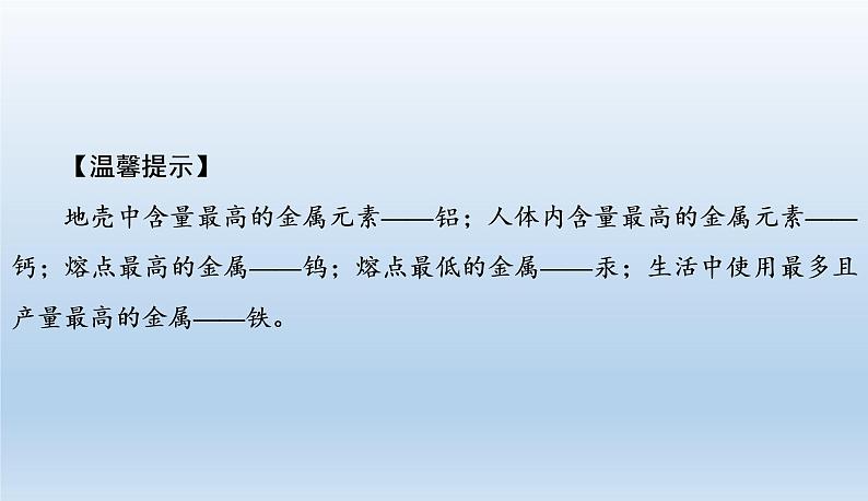 中考化学一轮复习考点讲练课件 金属材料、金属资源的保护 (含答案)04