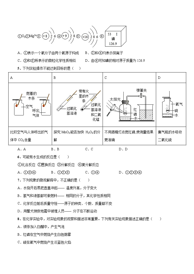 2023年中考第二次模拟考试卷：化学（长沙卷）（考试版）第2页