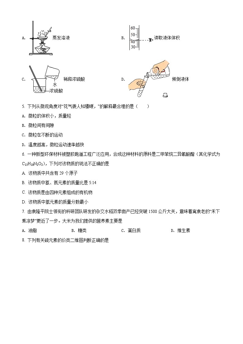 2022年广东省普宁市中考二模化学试题及答案02