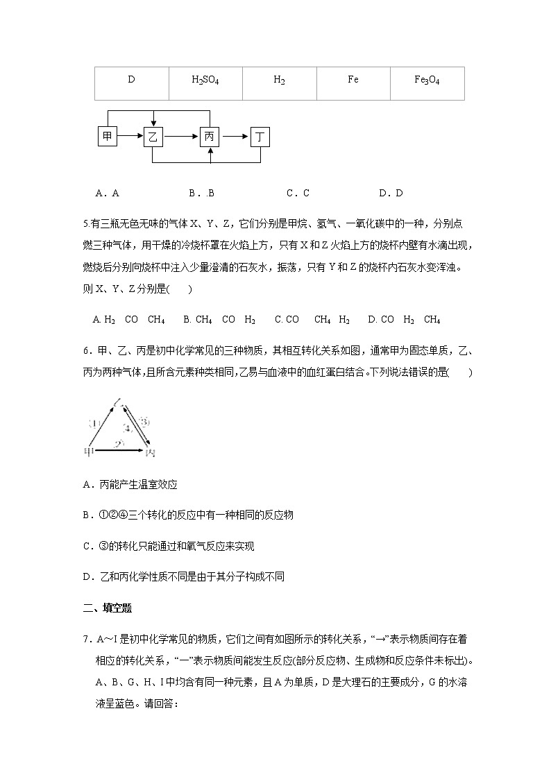 中考化学压轴题  专题06 物质的推断（测试）（原卷版）03