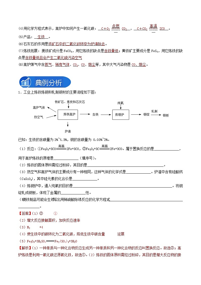 专题02探究铁的冶炼实验—2022-2023学年九年级化学下册教材实验大盘点（人教版）（教师版）第2页