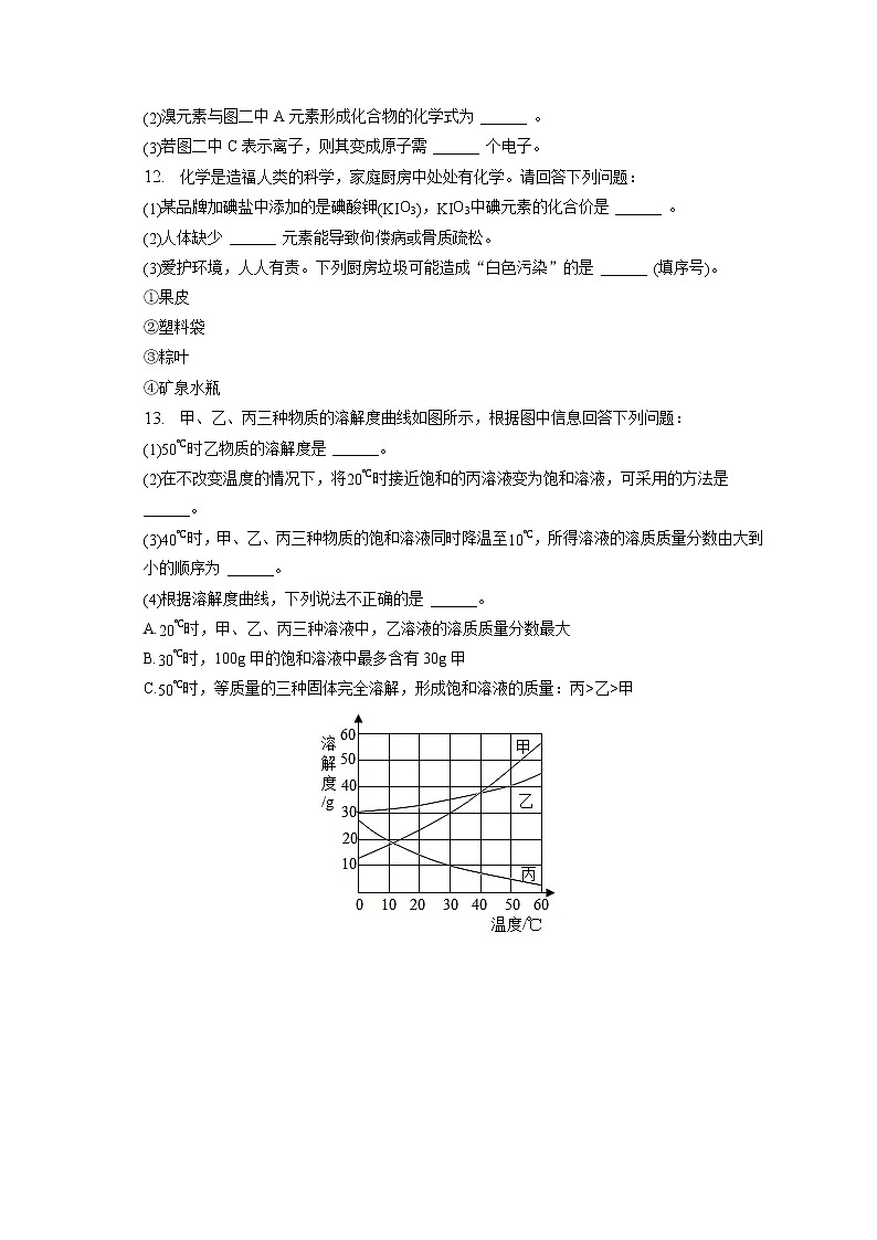 2023年吉林省长春市中考化学一模试卷（含答案解析）03