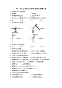 2023年辽宁省沈阳七中中考化学零模试卷（含答案解析）