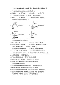 2023年山东省临沂市临沭三中中考化学模拟试卷（含答案解析）