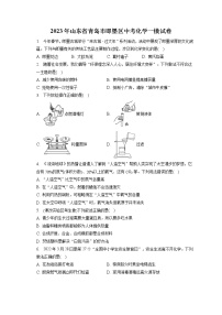 2023年山东省青岛市即墨区中考化学一模试卷（含答案解析）