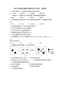 2023年河南省洛阳市汝阳县中考化学一模试卷（含答案解析）