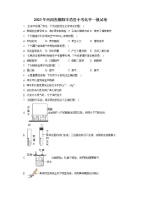 2023年河南省濮阳市范县中考化学一模试卷（含答案解析）