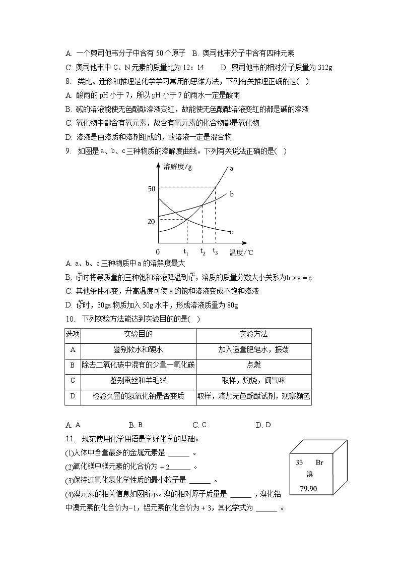 2023年甘肃省定西市临洮县中考化学模拟试卷（含答案解析）02