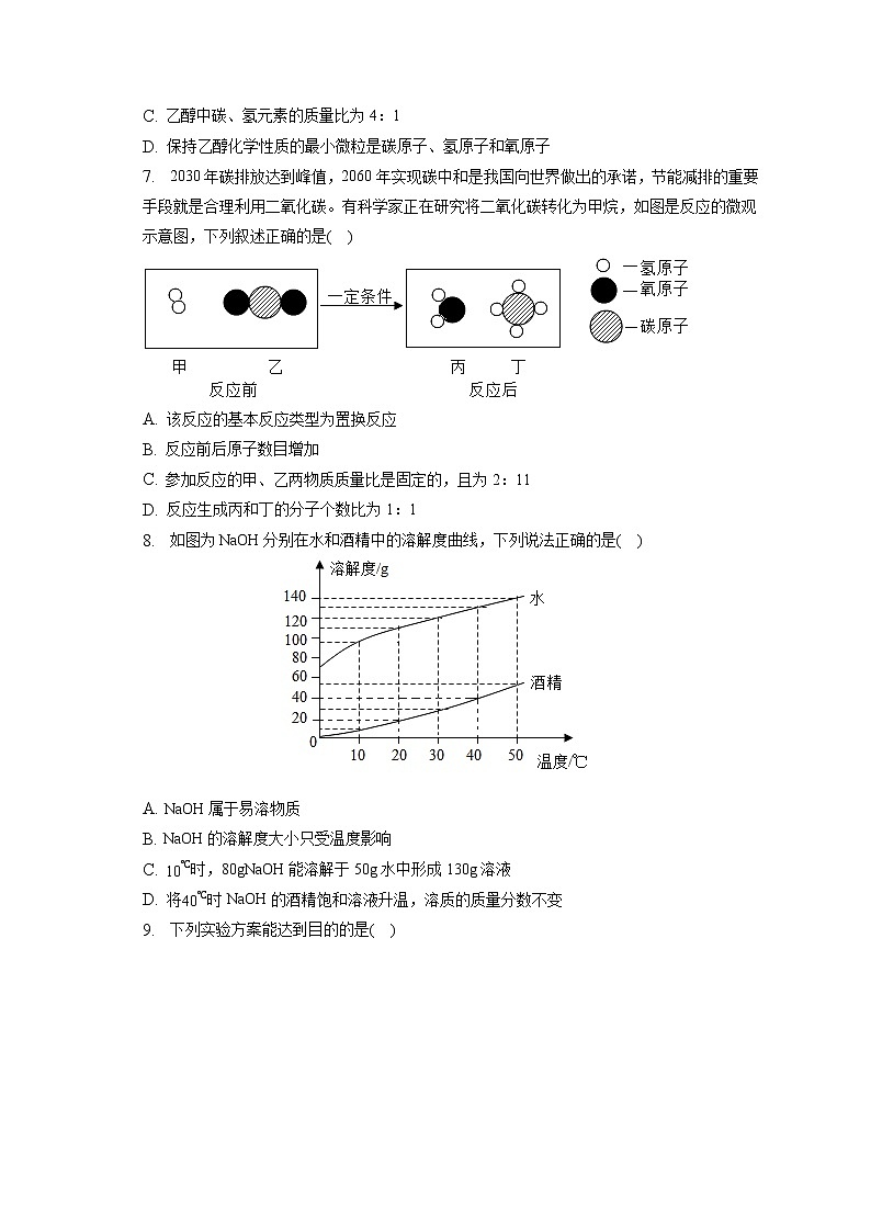 2023年广东省深圳市龙华区丹堤实验学校中考化学一模试卷（含答案解析）第2页
