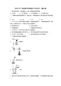 2023年广西贵港市覃塘区中考化学一模试卷（含答案解析）