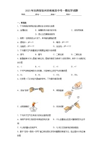 2023年江西省抚州市南城县中考一模化学试题