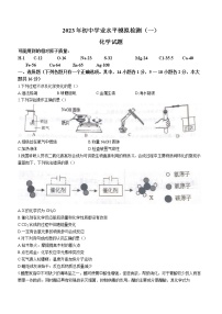 2023年山东省济宁市邹城市中考一模化学试卷(含答案)