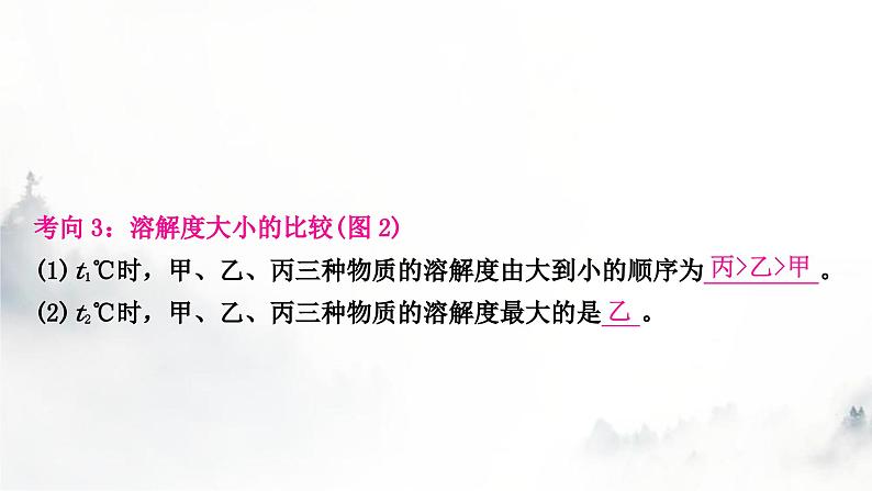 中考化学复习重难突破9溶解度及溶解度曲线的应用练习课件第7页