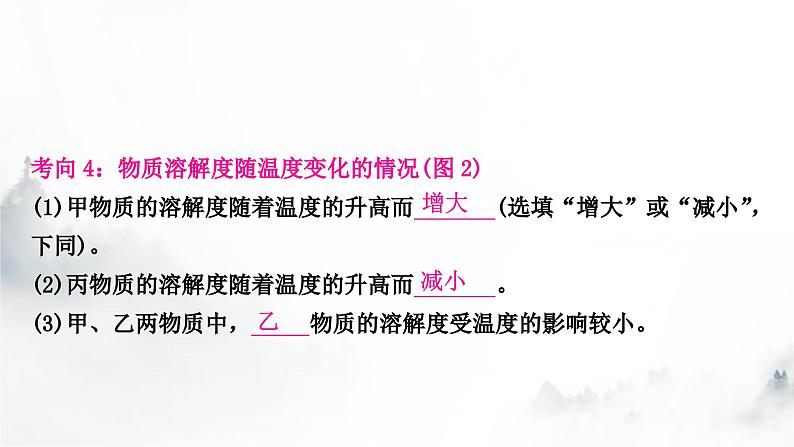 中考化学复习重难突破9溶解度及溶解度曲线的应用练习课件第8页