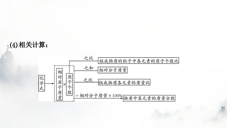 中考化学复习第四单元自然界的水第2课时化学式与化合价教学课件第6页