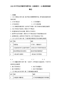 2023年中考化学微类专题专练（全国通用）-24微观现象解释③