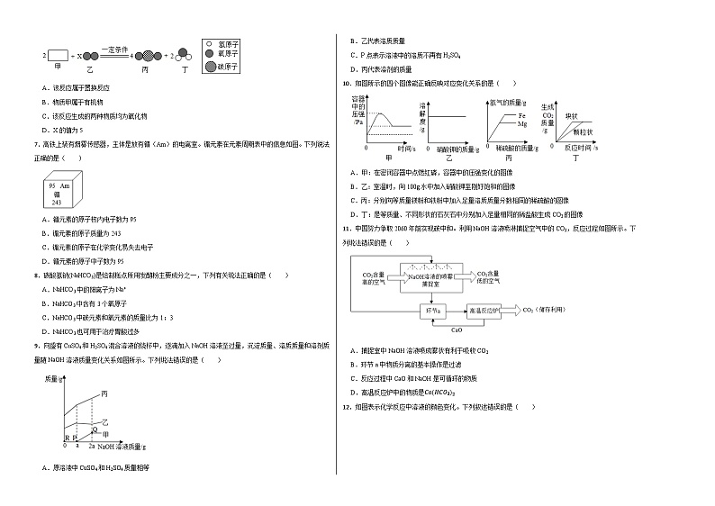 2023年中考押题预测卷02（深圳卷）-化学（考试版）A3第2页