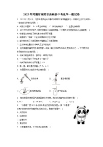 2023年河南省南阳市西峡县中考化学一模试卷(含答案解析)