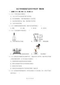 2023年河南省驻马店市中考化学一模试卷及答案