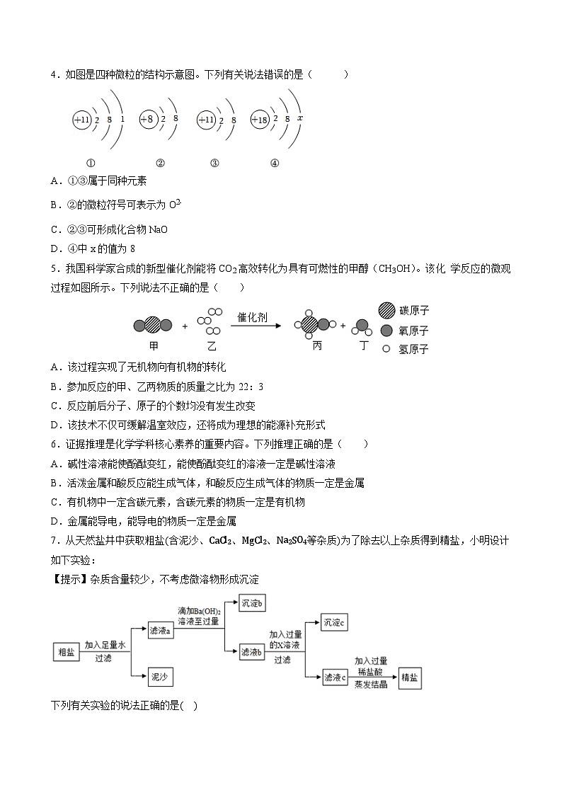 化学（武汉卷）（考试版）A4第2页