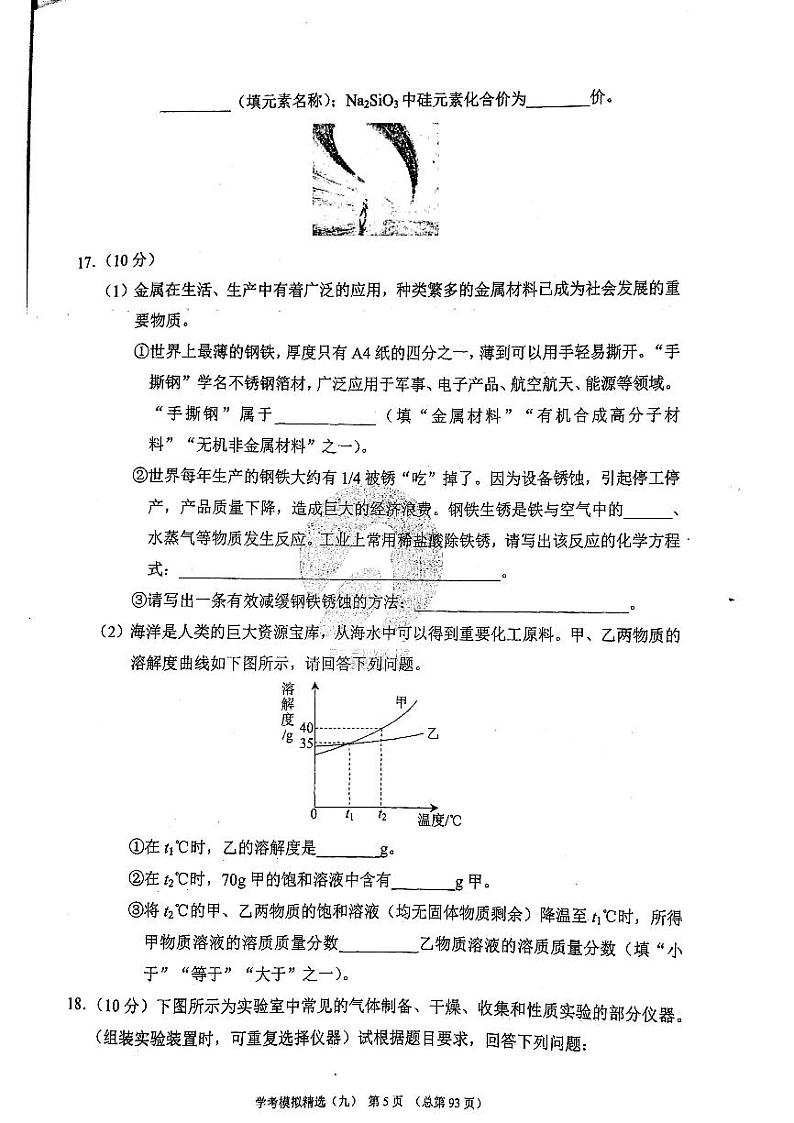 2023版济南中考211化学济南专版 10第3页
