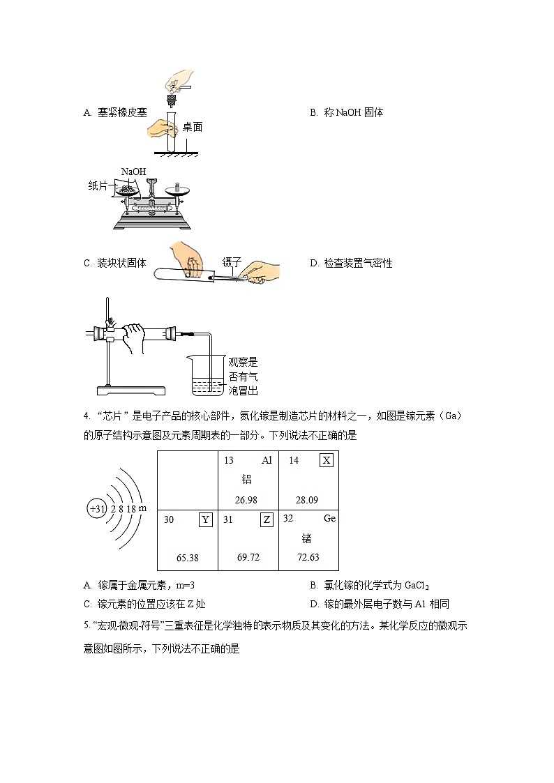 2023年广东省深圳市南山区南山实验教育集团中考二模化学试题02