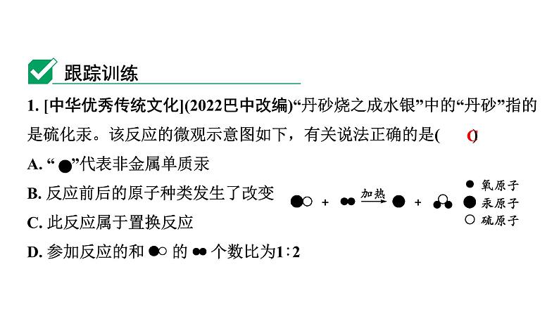 03.微专题3  微观反应示意图课件PPT第7页