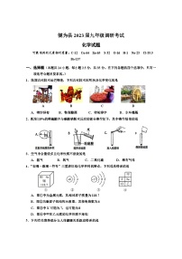 2023年四川省乐山市犍为县九年级调研考试化学试题（含答案）